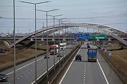 A2 motorway near the Poznań Zachód (Poznań West) junction.