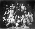 H. C. Bilger's photograph of the WAC football team in 1895