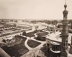Part of the Japanese display, as seen from one of the Ottoman minarets
