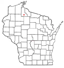 Location of Shanagolden, Wisconsin