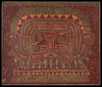 A wall painting in Teotihuacan