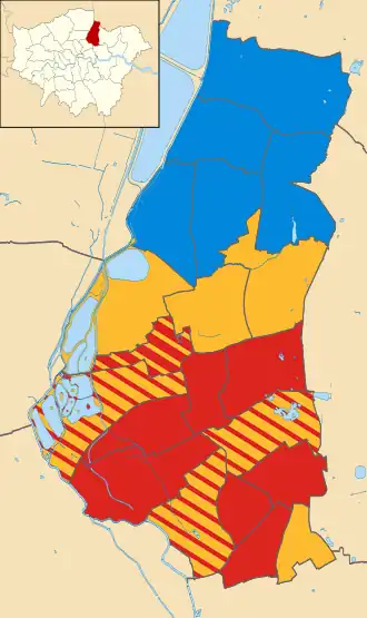 Waltham Forest 2006 results map