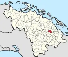 Former ward of Vega de Palma (red) seen in Villa Clara Province