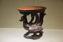Lacquer phoenix dou, State of Chu c. 5th Century BCE