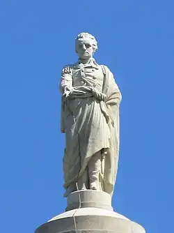 George Washington resigning his commission atop the Washington Monument in Baltimore by Enrico Causici, 1829