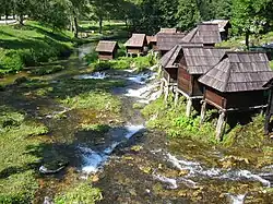 Watermills 4 km upstream