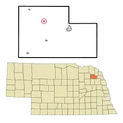 Location of Carroll, Nebraska