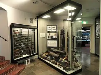 Weapon (and in the back silverware) collection