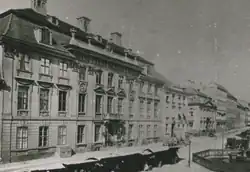 The Grumbkow Palace which stood at the White Eagle Square between 1725 and 1890.