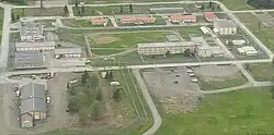 Wildwood Correctional Facility in Kenai, Alaska, aerial photo