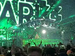 Will Sparks playing live at the mainstage of Airbeat One Festival 2018