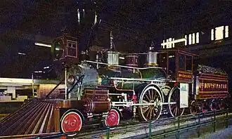 The William Crooks on display in the Saint Paul Union Depot in 1962