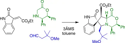 Williams spirotryprostatin B synthesis