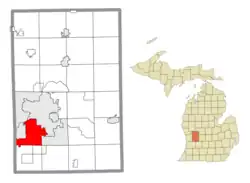 Location within Kent County