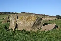 Photograph of a large stone