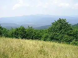 Risnjak and Crni Lug hills seen from Veliki Drgomalj, Croatia