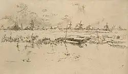 Image 61Zaandam at Etching revival, by James Abbott McNeill Whistler (edited by Durova) (from Wikipedia:Featured pictures/Artwork/Others)