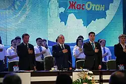 Honourable guest Nursultan Nazarbayev.