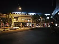 Zongguan station hall at night