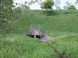 Underpass for the Zschampert below the Elster-Saale Canal