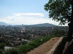 View of Sarajevo from Zuta tabija