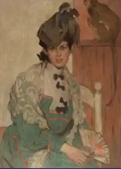 Woman with a Monkey, 1909, which may be a self-portrait[1]