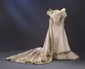 Court presentation dress and train, 1897