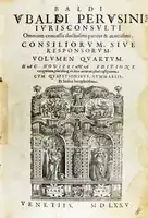 Consiliorum, sive responsorum, 1575.