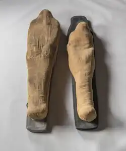 The wrapped bodies of Kha and Merit lying side by side