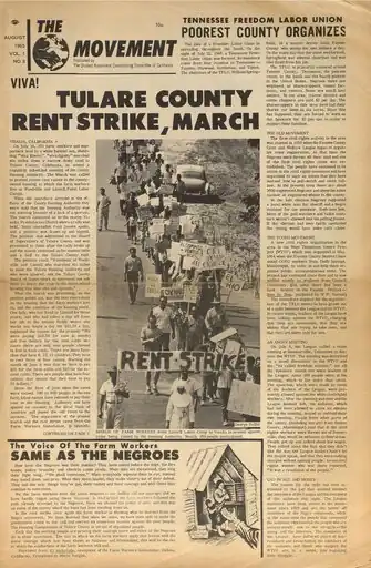 The National Farm Workers Association (NFWA)[a] 1965 rent strike in response to the Tulare County Housing Authority raising their rents.